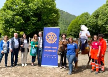 Si conclude il progetto di  ippoterapia promosso dalla Monte Pruno ed il  Rotary Club Salerno Est 