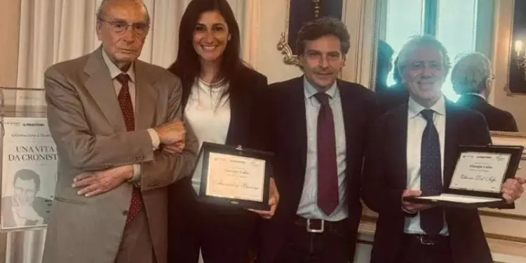 La pollese Alessandra Barone, giornalista Rai, vincitrice del “Premio Giuseppe Calise”