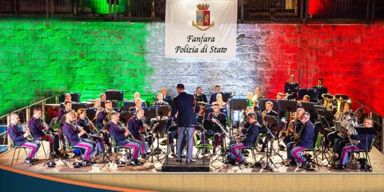 Due concerti della fanfara della Polizia di Stato in Basilicata. Appuntamento a Potenza e Avigliano