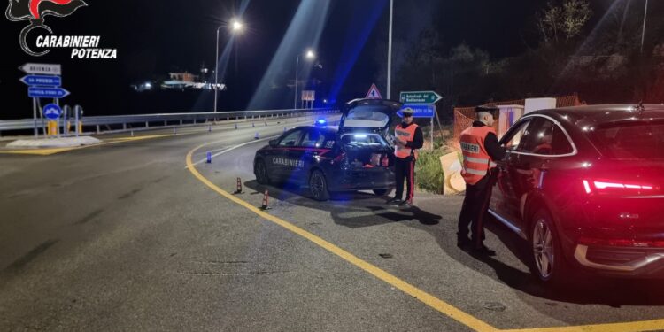 Controllo straordinario del territorio dei Carabinieri di Viggiano