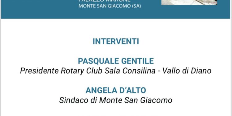 A Monte San Giacomo la presentazione del progetto di restauro della Cappella di San Gaetano a cura del Rotary Club