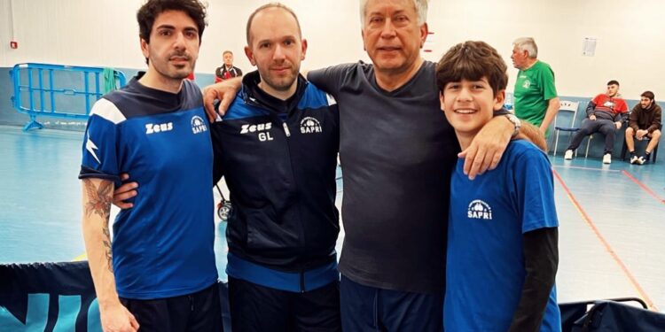 Il saprese Giuseppe Lombardi ai Campionati assoluti di tennistavolo di Riccione