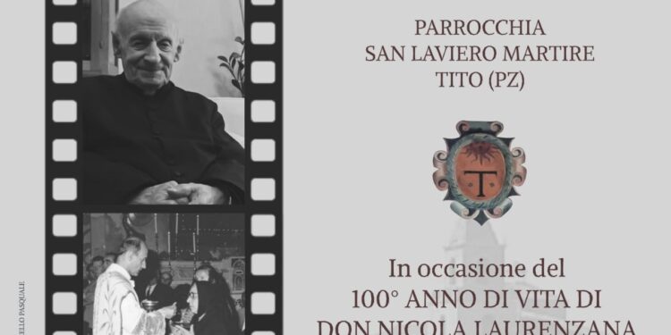 Tito: la comunità in festa per i 100 anni di Don Nicola Laurenzana