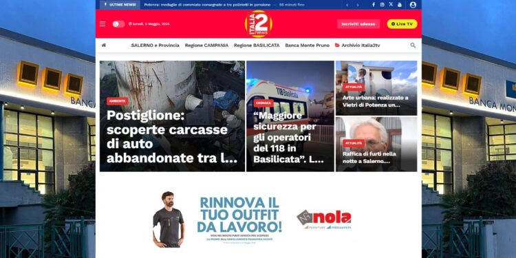 Italia2news, è on line in nuovo sito della nostra emittente:nuova veste grafica e contenuti