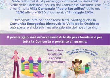 Il Comune di Sassano illustra ai più piccoli l’importanza della “Comunità Energetica Rinnovabile _ Valle delle Orchidee”