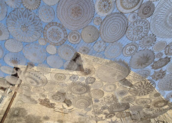 cielo di centrini per San Ciro