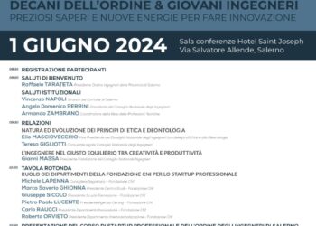 “Startup alla professione di Ingegnere nel rispetto di Etica e Deontologia”. Incontro con l’Ordine di Salerno