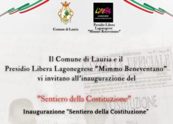 A Lauria inaugurazione del ”Sentiero della Costituzione”  