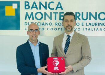 La Banca Monte Pruno dona un defibrillatore all’ASD Podistica Pollese