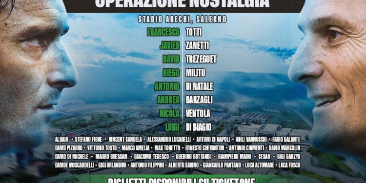 Operazione Nostalgia: grande attesa, domani, all’Arechi per il raduno delle vecchie glorie del calcio