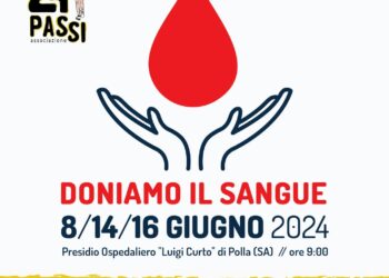 “Doniamo il sangue”: l’iniziativa dell’Associazione 21 Passi all’ospedale di Polla