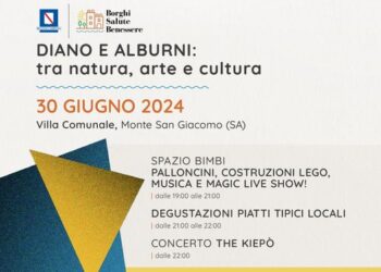 Monte San Giacomo: il 30 giugno “Diano e Alburni: tra natura, arte e cultura”