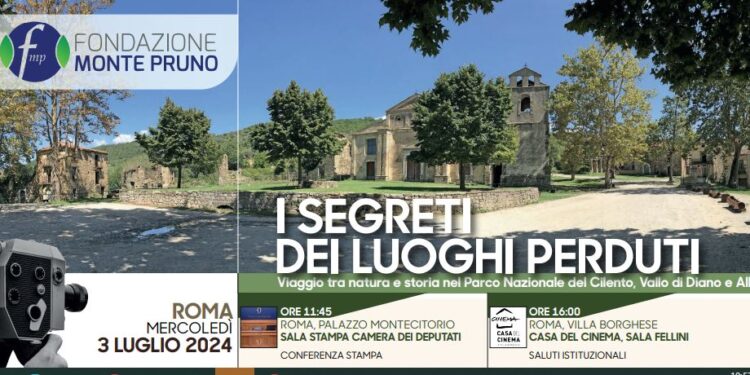 A Roma la presentazione del docufilm “I segreti dei luoghi perduti” della Fondazione Monte Pruno