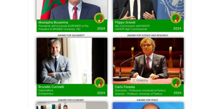 Premio Mediterraneo 2024 conferito a Francesco Pinto, fondatore di Pracal