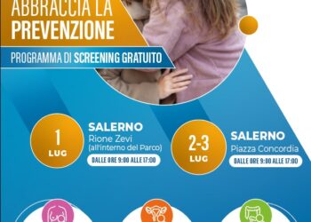 “Abbraccia la prevenzione”: il tour per gli screening oncologici gratuiti a Salerno