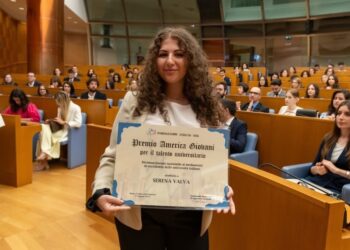 Il talento universitario della casalbuonese Serena Valva premiato alla Camera dei Deputati dalla Fondazione Italia USA