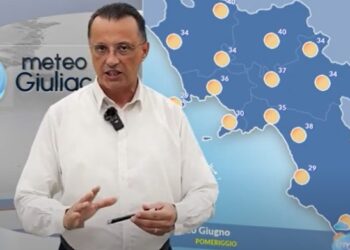 Ondata di calore: il 20  21 giugno nel Vallo di Diano e Cilento previsti 40°