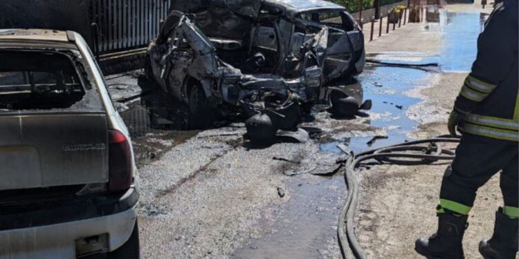 Esplode un’auto a metano, 4 feriti a San Marzano sul Sarno. Danni anche a delle case