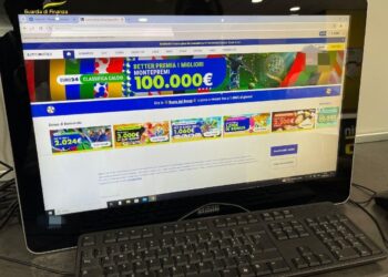 Gioco illegale: sequestrati in Cilento 5 computer e comminate sanzioni per 50 mila euro