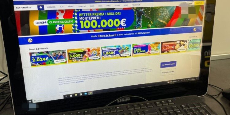 Gioco illegale: sequestrati in Cilento 5 computer e comminate sanzioni per 50 mila euro