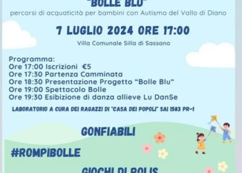 “Camminata in blu”: domenica a Sassano un evento dedicato ai bambini autistici e alle loro famiglie