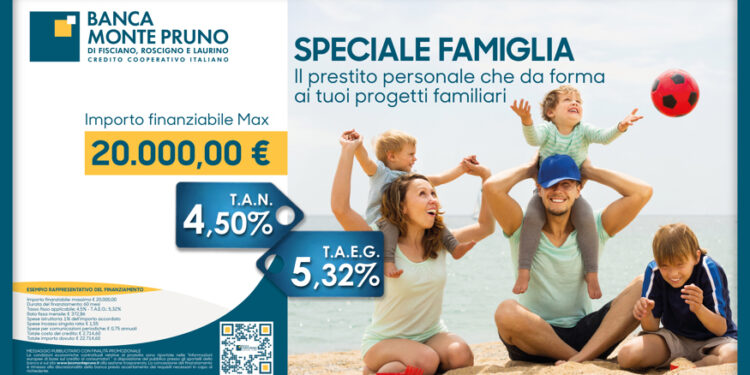 “Speciale Famiglia”: il prestito agevolato della Banca Monte Pruno