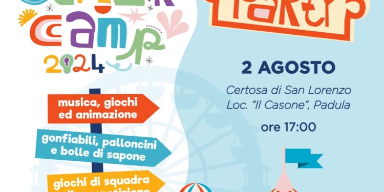Circa 500 partecipanti ai campi estivi gestiti dalla cooperativa “Il Sentiero” nel Vallo di Diano