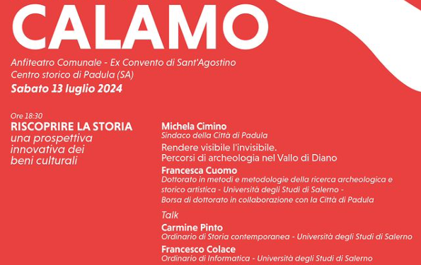 A Padula “Scrivere il Futuro Calamo”, un incontro tra passato, presente e futuro