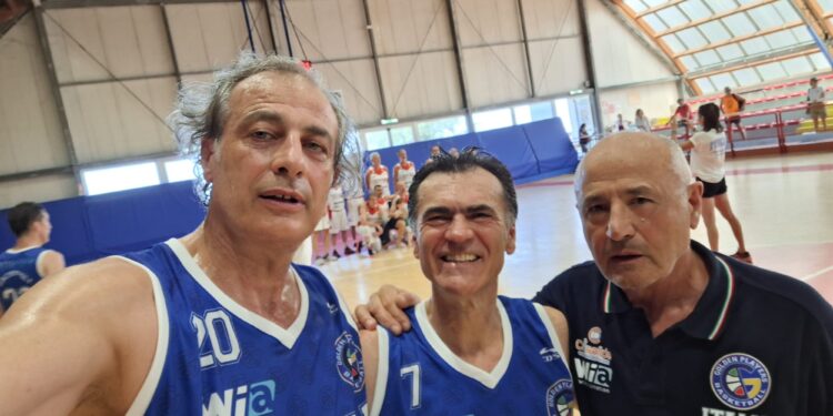 Fabio Gorga e Renato Giannini di Sala Consilina agli Europei di MaxiBasketball