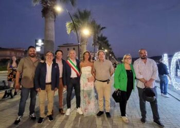 Terminata l’illuminazione a led del lungomare di Agropoli