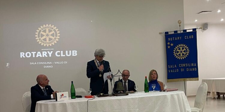 Antonio Gnazzo nuovo presidente del Rotary Club Sala Consilina Vallo di Diano