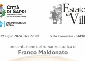 Il Mistero del Sigillo Reale” di Franco Maldonato protagonista del secondo appuntamento di “Estate in Villa” a Sapri
