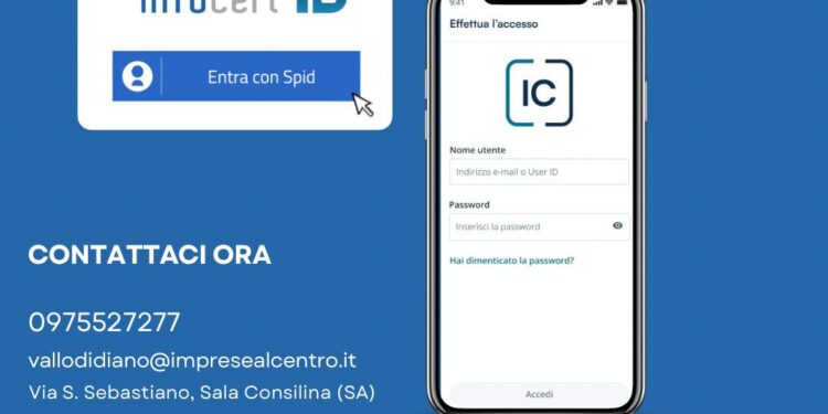 Parte ufficialmente lo Spid point infocert presso lo sportello Confesercenti Vallo di Diano