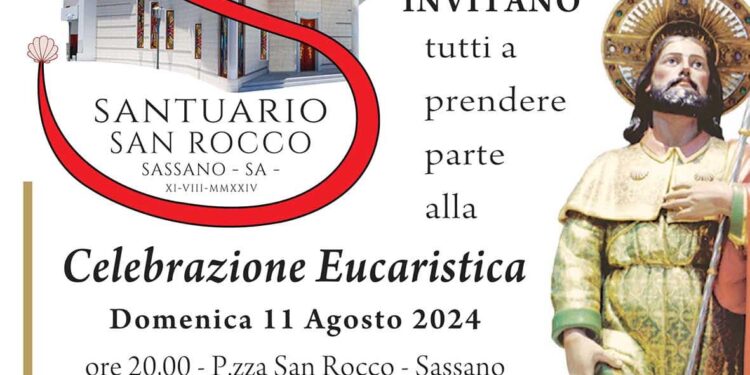 La Chiesa di San Rocco di Sassano diventa Santuario Diocesano