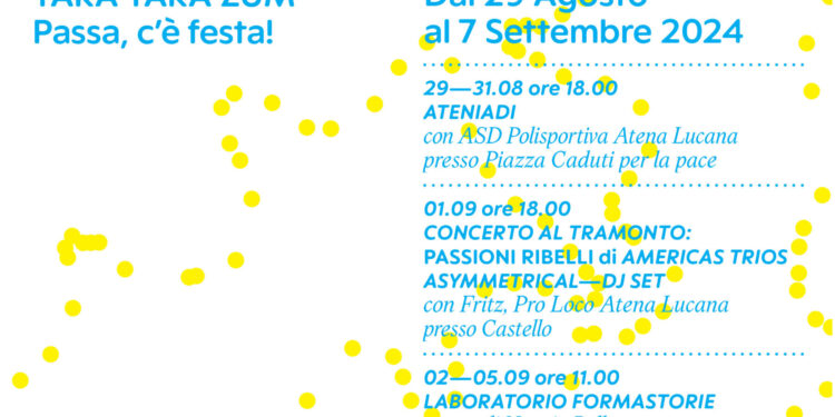Tutto pronto per le Ateniadi. Il 29, 30 e 31 agosto, Atena Lucana riscopre i passatempi della tradizione popolare