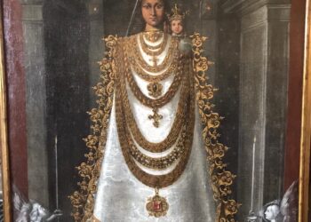 La tela restaurata della Beata Vergine Maria del Loreto torna nella sua Chiesa della frazione montesanese di Arenabianca