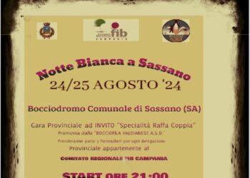 A Sassano la notte bianca del torneo di bocce