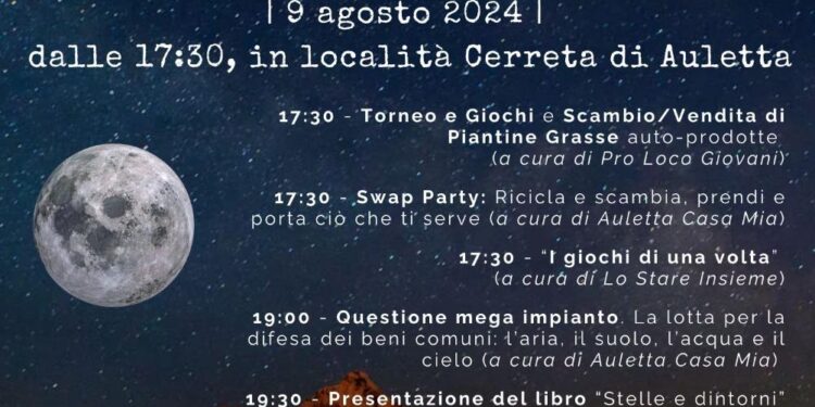 “Cerreta sotto le stelle”. Auletta festeggia a un anno dalla protesta contro l’impianto di biometano