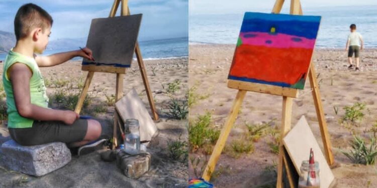 A 12 anni incanta con il suo talento per il disegno: la storia di Francesco Karol Di Bella