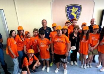 La Polizia Stradale di Sala Consilina  incontra i ragazzi del progetto” Anche io sono la Protezione Civile” del gruppo Lucano di Sassano