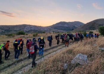 Da Caggiano a Viggiano, 40 pellegrini a piedi, in onore della Madonna Nera