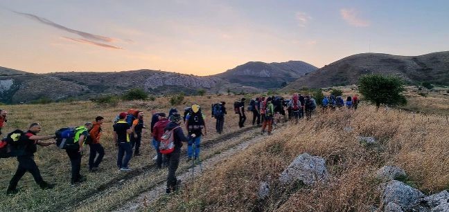 Da Caggiano a Viggiano, 40 pellegrini a piedi, in onore della Madonna Nera