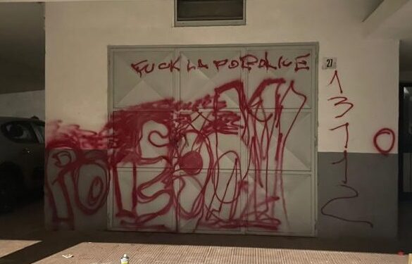 Scritte sui muri contro le Forze dell’Ordine a Sant’Arcangelo, la nota del Presidio di Libera