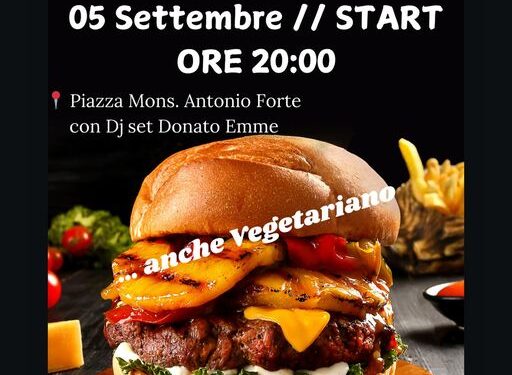 Hamburger Vibes da Hera Hora a Polla: appuntamento il 5 settembre