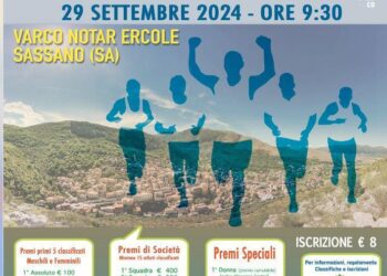 Domenica 29 Settembre, a Sassano, torna la XV edizione della gara podistica delle “Sette Cappelle”
