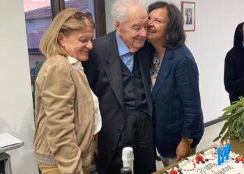 A Bellosguardo festeggiano i cento anni di Elio Pepe: “In un secolo di vita non ho mai preso un caffè”