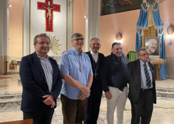 Padre Maurizio Patriciello a Sant’Arsenio in occasione della cerimonia conclusiva del Festival della Teologia “Incontri”