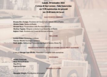 A Padula il convegno “La memoria è Donna” organizzato dal Circolo Carlo Alberto