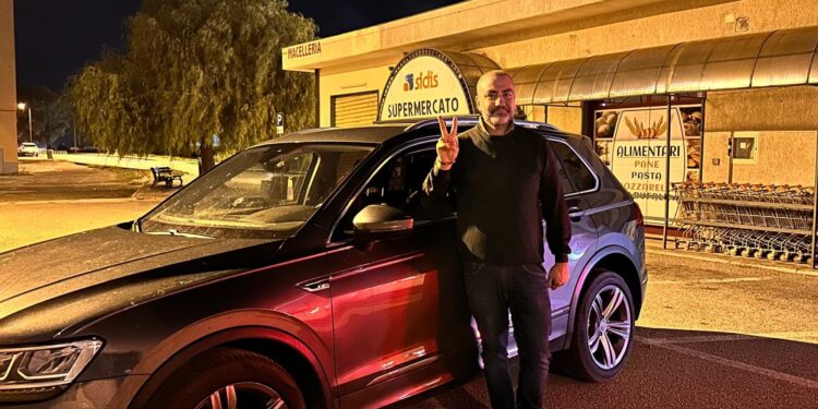 Ritrovata a Eboli l’auto rubata al consigliere comunale di Sala Consilina Luca Andresano