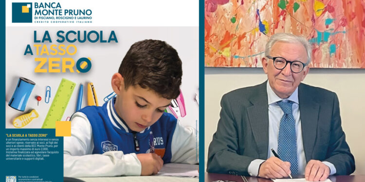 Inizio dell’Anno Scolastico: il messaggio di Michele Albanese, Direttore Generale della Banca Monte Pruno e nuova iniziativa “La Scuola a tasso zero”